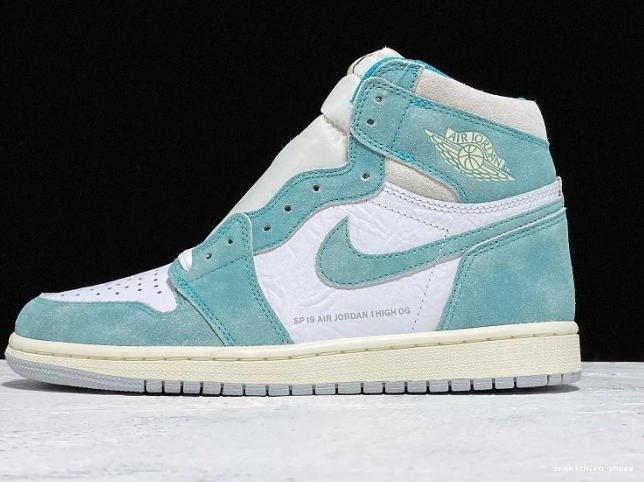 Rep Green Jordan Air Turbo OG 1 555088-311 High Retro 0705